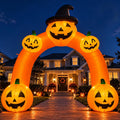 10 ft Pumpkin Halloween Archway Inflatable with LEDs