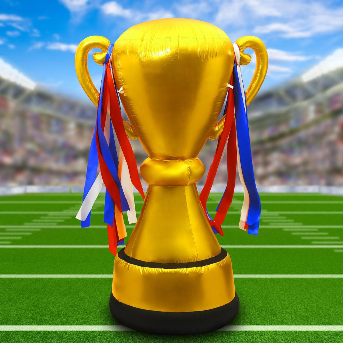 6.56 ft Golden Trophy Party Inflatable