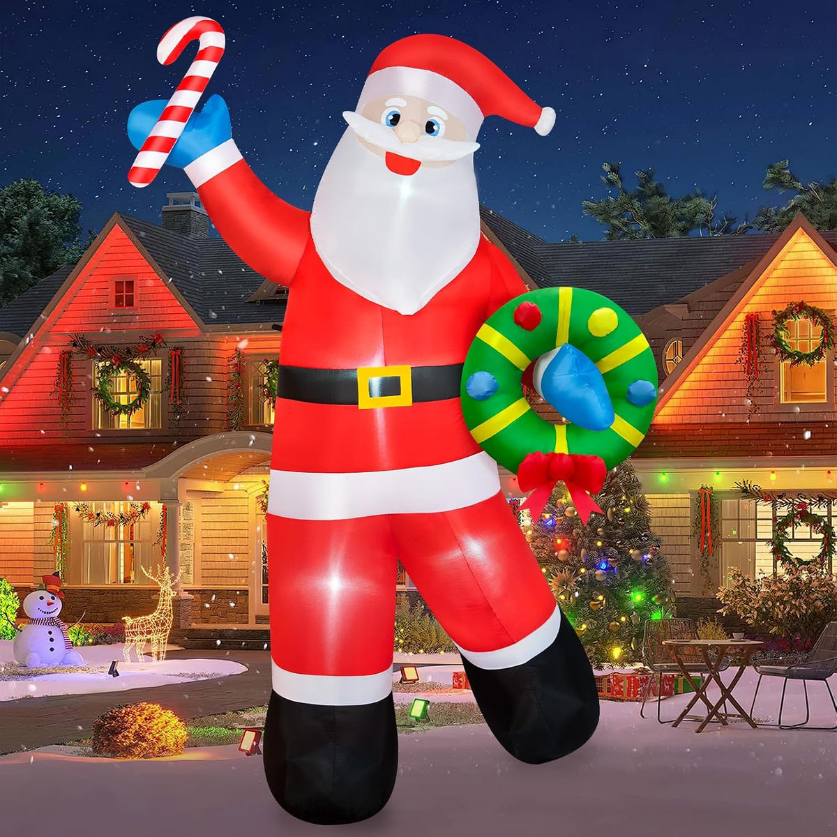 12 ft Giant Santa Claus Christmas Inflatable