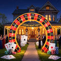 10 ft Casino Night Party Archway Inflatable with LED Lights
